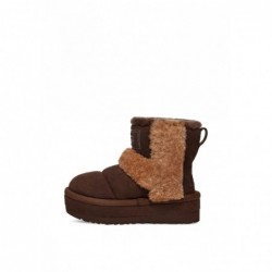 UGG CLASSIC CHILLAPEAK Botines con plataforma burnt cedar