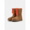 UGG CLASSIC SHORT ZIPPER TAPE LOGO Botines chestnut