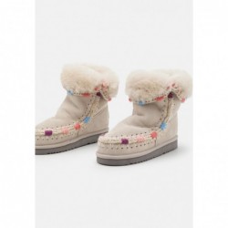 Mou OVERSTITCHING Botas para la nieve chalk