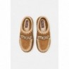 Mou BOUNCE LOGO Sandalias planas cognac