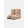 Mou ESKIMO GLITTER LOGO Botines rose/beige