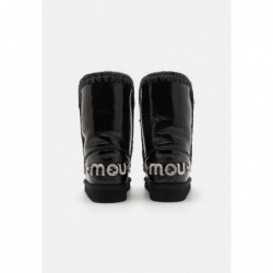 Mou ESKIMO WITH LOGO Botines con plataforma black