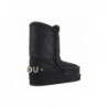 Bota MOU Eskimo 24 Rhinestones Logo Cracked Black