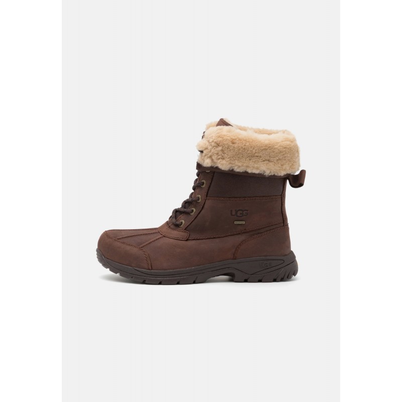 UGG BUTTE DISTRESSED Botines con cordones burnt cedar