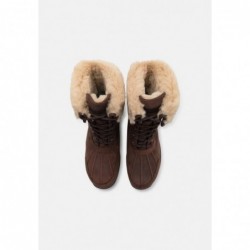 UGG BUTTE DISTRESSED Botines con cordones burnt cedar