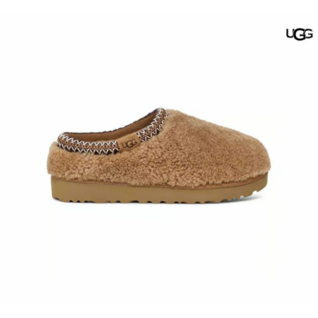 Zuecos UGG Tasman Maxi Curly marrón oscuro mujer