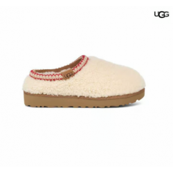 Zuecos UGG Tasman Maxi Curly blanco mate marrón mujer