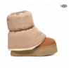 Botas UGG Classic Mini Dipper Puffer marrón oscuro beige mujer