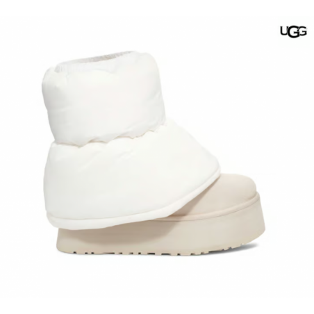 Botas UGG Classic Mini Dipper Puffer blanco neutro mujer