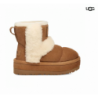 Botas UGG Classic Chillapeak marrón claro blanco mujer