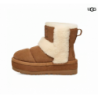 Botas UGG Classic Chillapeak marrón claro blanco mujer