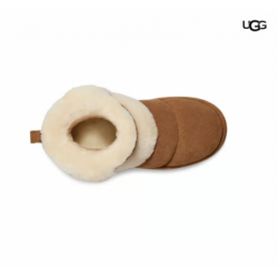 Botas UGG Classic Chillapeak marrón claro blanco mujer