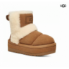 Botas UGG Classic Chillapeak marrón claro blanco mujer