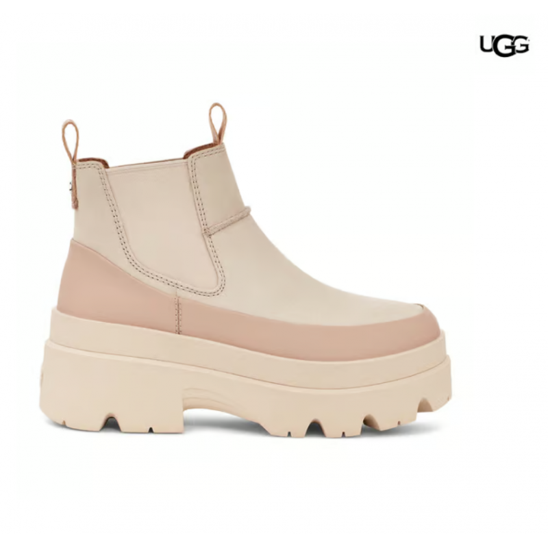 Botas UGG Brisbane Chelsea beige mujer