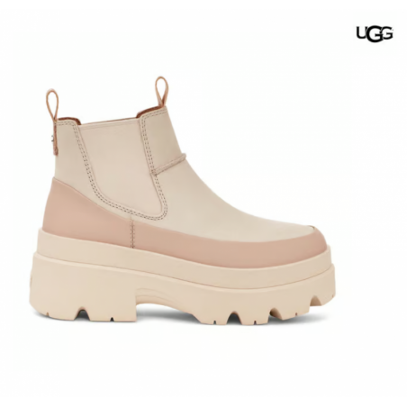 Botas UGG Brisbane Chelsea beige mujer