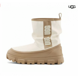 Botas UGG Classic Brellah Mini blanco crema beige mujer