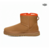 Botas UGG Classic Mini Zipper marrón naranja mujer