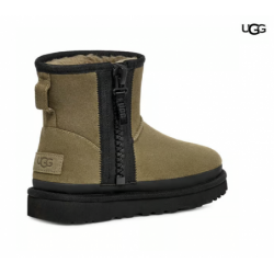 Botas UGG Classic Mini Zipper marrón negro mujer