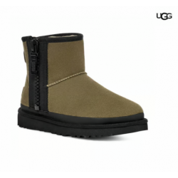 Botas UGG Classic Mini Zipper marrón negro mujer