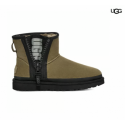 Botas UGG Classic Mini Zipper marrón negro mujer