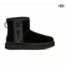 Botas UGG Classic Mini Zipper negro puro mujer