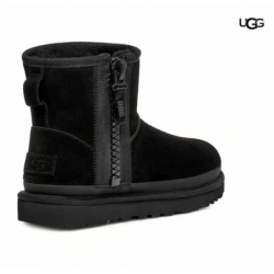 Botas UGG Classic Mini Zipper negro puro mujer