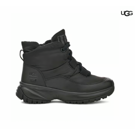 Botas UGG Yose Puffer Lace negro puro mujer