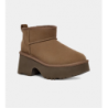 UGG Botas de mujer Classic Ultra Mini New Heights Castañas