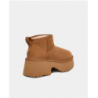 UGG Botas de mujer Classic Ultra Mini New Heights marrón