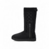 BOTA MUJER CLASSIC CARDI CABLED KNIT Negro