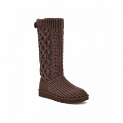 BOTA MUJER CLASSIC CARDI CABLED KNIT Cedro quemado