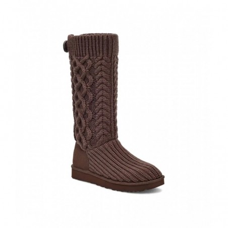 BOTA MUJER CLASSIC CARDI CABLED KNIT Cedro quemado