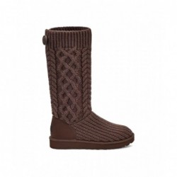 BOTA MUJER CLASSIC CARDI CABLED KNIT Cedro quemado