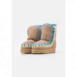 Mou ESKIMO OVERSTICHING UNISEX Botas para la nieve camel