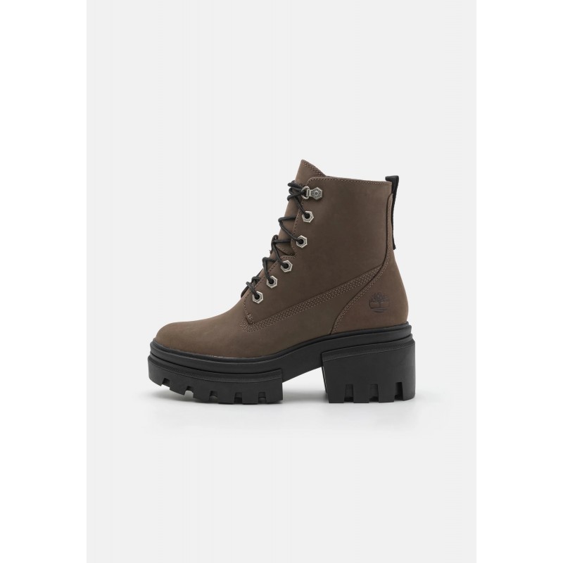 Timberland EVERLEIGH Botines con plataforma medium brown