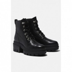 Timberland EVERLEIGH Botines con plataforma black full grain