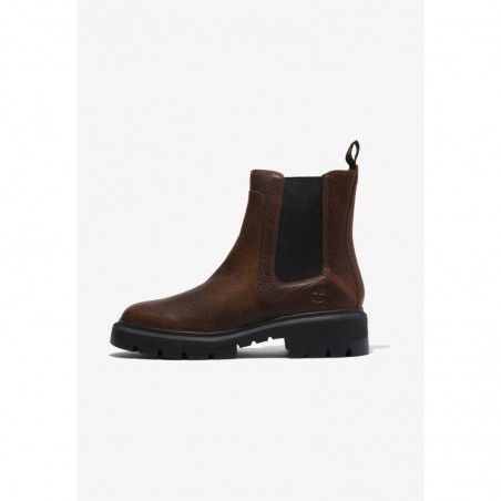 Timberland CORTINA VALLEY CHELSEA Botines con plataforma dk brown full grain