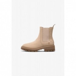 Timberland CHELSEA Botines con plataforma light beige nubuck