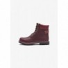 Timberland WATERPROOF Botines con cordones dark red full grain