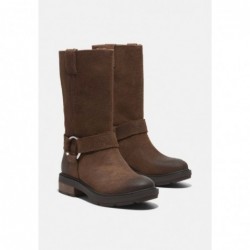 Timberland TALL PULL ON Botas con plataforma dark brown suede