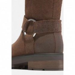 Timberland TALL PULL ON Botas con plataforma dark brown suede