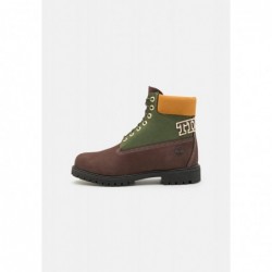 Timberland PREMIUM 6 INCH Botines con cordones dark brown/green