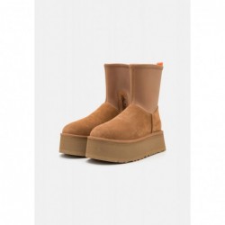 UGG CLASSIC DIPPER Botines con plataforma chestnut