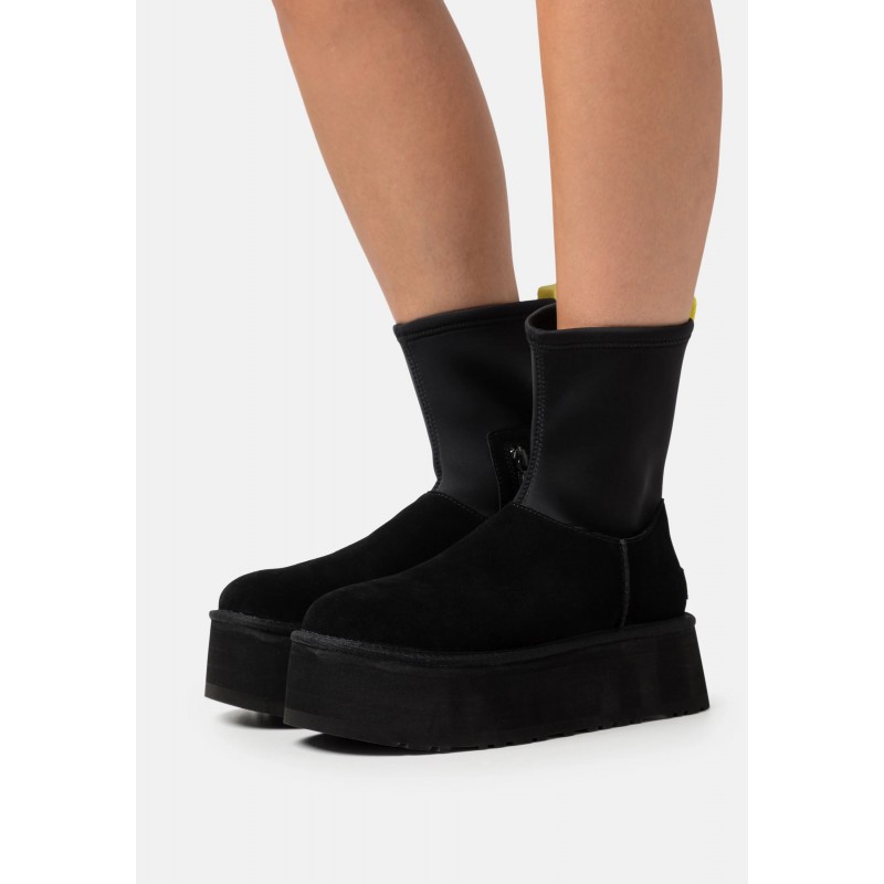 UGG CLASSIC DIPPER Botines con plataforma black