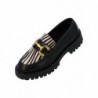 Palado IOLENA Mocasines schwarz zebra beige