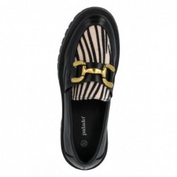 Palado IOLENA Mocasines schwarz zebra beige