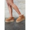 UGG CLASSIC ULTRA MINI PLATFORM Botines con plataforma chestnut