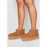 UGG CLASSIC ULTRA MINI PLATFORM Botines con plataforma chestnut