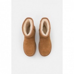 UGG CLASSIC MINI PLATFORM Botines con plataforma Castañas