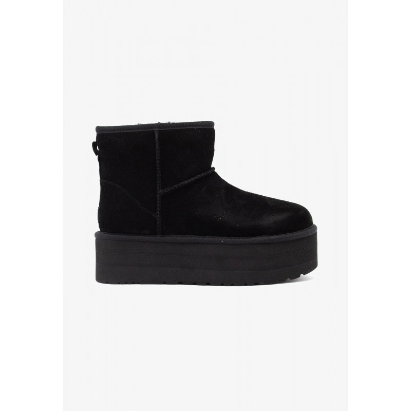 UGG CLASSIC MINI PLATFORM Botines con plataforma Negro